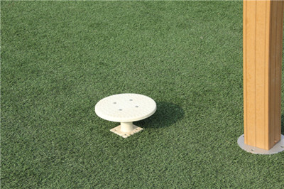 三人扭腰器(塑木健身器材)